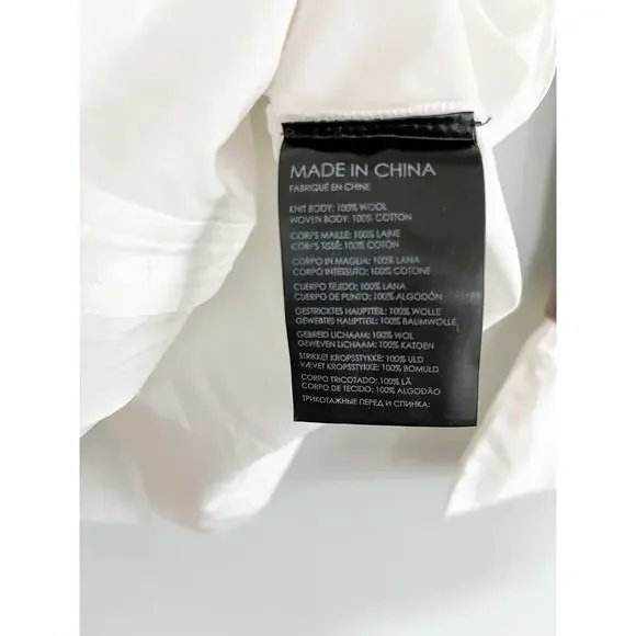 Club Monaco | Berdine Sweater | "Fox" Tan and white | Sz XS | NWT - Picture 6 of 8